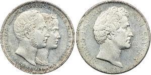 2 Thaler Royaume de Bavière (1806 - 1918) Argent Louis Ier de Bavière(1786 – 1868)