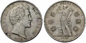 2 Thaler Royaume de Bavière (1806 - 1918) Argent Louis Ier de Bavière(1786 – 1868)