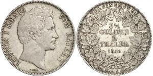 2 Thaler Royaume de Bavière (1806 - 1918) Argent Louis Ier de Bavière(1786 – 1868)