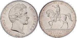 2 Thaler Royaume de Bavière (1806 - 1918) Argent Louis Ier de Bavière(1786 – 1868)