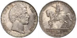 2 Thaler Royaume de Bavière (1806 - 1918) Argent Louis Ier de Bavière(1786 – 1868)