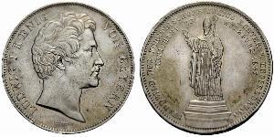 2 Thaler Royaume de Bavière (1806 - 1918) Argent Louis Ier de Bavière(1786 – 1868)