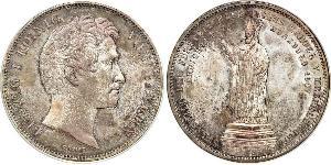 2 Thaler Royaume de Bavière (1806 - 1918) Argent Louis Ier de Bavière(1786 – 1868)