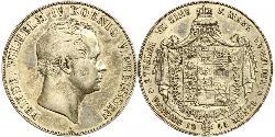 2 Thaler Royaume de Prusse (1701-1918) Argent Frédéric-Guillaume IV de Prusse (1795 - 1861)