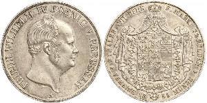 2 Thaler Royaume de Prusse (1701-1918) Argent Frédéric-Guillaume IV de Prusse (1795 - 1861)