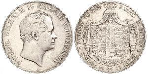2 Thaler Royaume de Prusse (1701-1918) Argent Frédéric-Guillaume IV de Prusse (1795 - 1861)