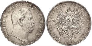 2 Thaler Royaume de Prusse (1701-1918) Argent Wilhelm I, German Emperor (1797-1888)