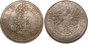 2 Thaler Saint-Empire romain germanique (962-1806) Argent Léopold Ier de Habsbourg(1640-1705)