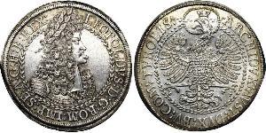 2 Thaler Saint-Empire romain germanique (962-1806) Argent Léopold Ier de Habsbourg(1640-1705)