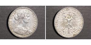 2 Thaler States of Germany Argent 