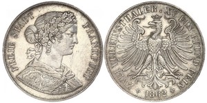 2 Thaler States of Germany Argent 