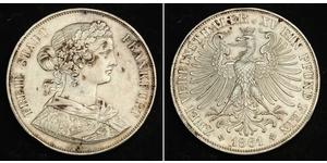 2 Thaler States of Germany Argent 