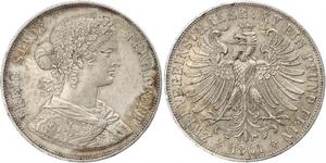 2 Thaler States of Germany Argent 