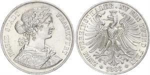 2 Thaler States of Germany Argent 