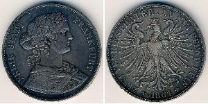 2 Thaler States of Germany Argent 
