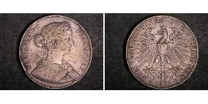 2 Thaler States of Germany Argent 