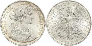 2 Thaler States of Germany Argent 