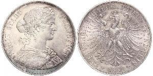 2 Thaler States of Germany Argent 