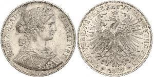 2 Thaler States of Germany Argent 