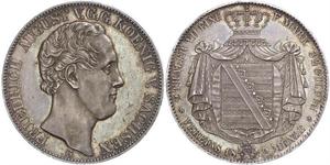 2 Thaler States of Germany Argent 