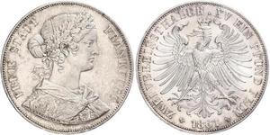 2 Thaler States of Germany Argent 