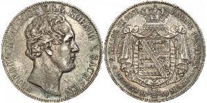 2 Thaler States of Germany Argent 