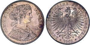 2 Thaler States of Germany Argent 