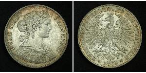 2 Thaler States of Germany Argent 