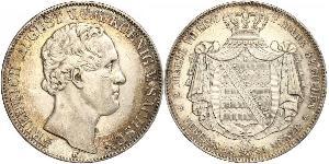 2 Thaler States of Germany Argent 