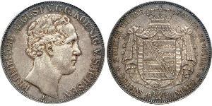 2 Thaler States of Germany Argent 