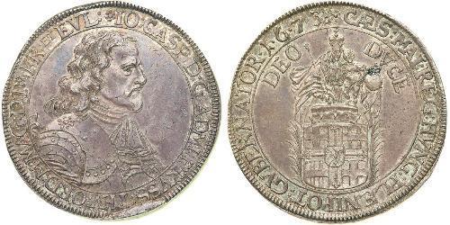 2 Thaler States of Germany Argent 