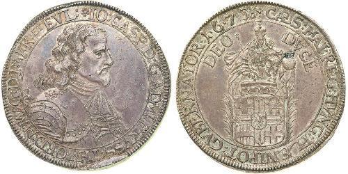 2 Thaler States of Germany Argent 