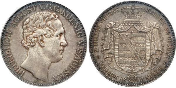 2 Thaler States of Germany Argent 