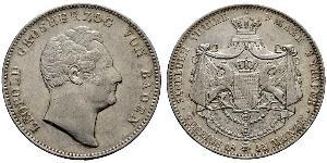 2 Thaler Grand Duchy of Baden (1806-1918) Argento Leopoldo di Baden(1790 – 1852)