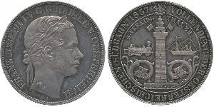 2 Thaler Impero austriaco (1804-1867) Argento Franz Joseph I (1830 - 1916)