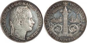 2 Thaler Impero austriaco (1804-1867) Argento Franz Joseph I (1830 - 1916)