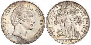 2 Thaler Regno di Baviera (1806 - 1918) Argento Ludovico I di Baviera (re)(1786 – 1868)