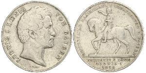 2 Thaler Regno di Baviera (1806 - 1918) Argento Ludovico I di Baviera (re)(1786 – 1868)