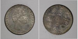 2 Thaler Regno di Baviera (1806 - 1918) Argento Ludovico I di Baviera (re)(1786 – 1868)