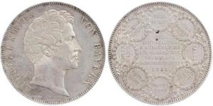 2 Thaler Regno di Baviera (1806 - 1918) Argento Ludovico I di Baviera (re)(1786 – 1868)