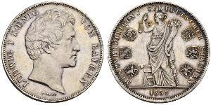 2 Thaler Regno di Baviera (1806 - 1918) Argento Ludovico I di Baviera (re)(1786 – 1868)