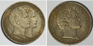 2 Thaler Regno di Baviera (1806 - 1918) Argento Ludovico I di Baviera (re)(1786 – 1868)