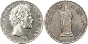 2 Thaler Regno di Baviera (1806 - 1918) Argento Ludovico I di Baviera (re)(1786 – 1868)