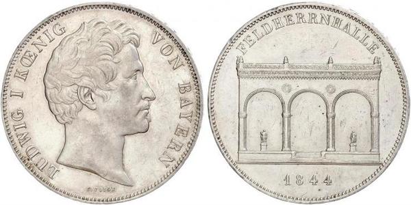 2 Thaler Regno di Baviera (1806 - 1918) Argento Ludovico I di Baviera (re)(1786 – 1868)