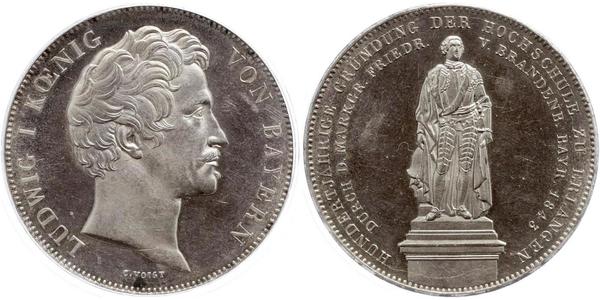 2 Thaler Regno di Baviera (1806 - 1918) Argento Ludovico I di Baviera (re)(1786 – 1868)