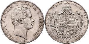 2 Thaler Regno di Prussia (1701-1918) Argento Federico Guglielmo IV di Prussia (1795 - 1861)
