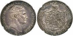 2 Thaler Stati federali della Germania Argento 