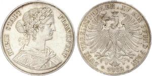 2 Thaler Stati federali della Germania Argento 