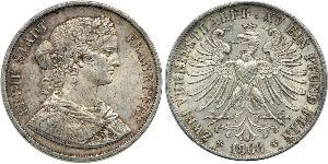 2 Thaler Stati federali della Germania Argento 