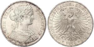 2 Thaler Stati federali della Germania Argento 